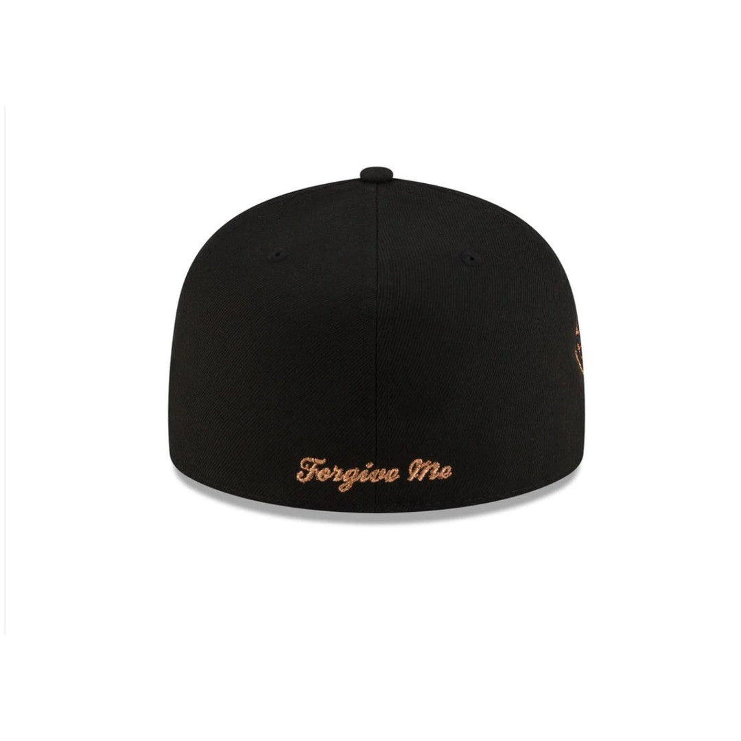 Central Cee x New Era Syna Black & Rose Gold 59FIFTY Fitted Cap plugstationuk-limited