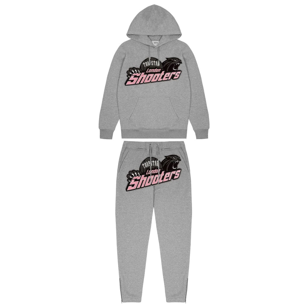Trapstar Shooters Tracksuit - Grey/Pink