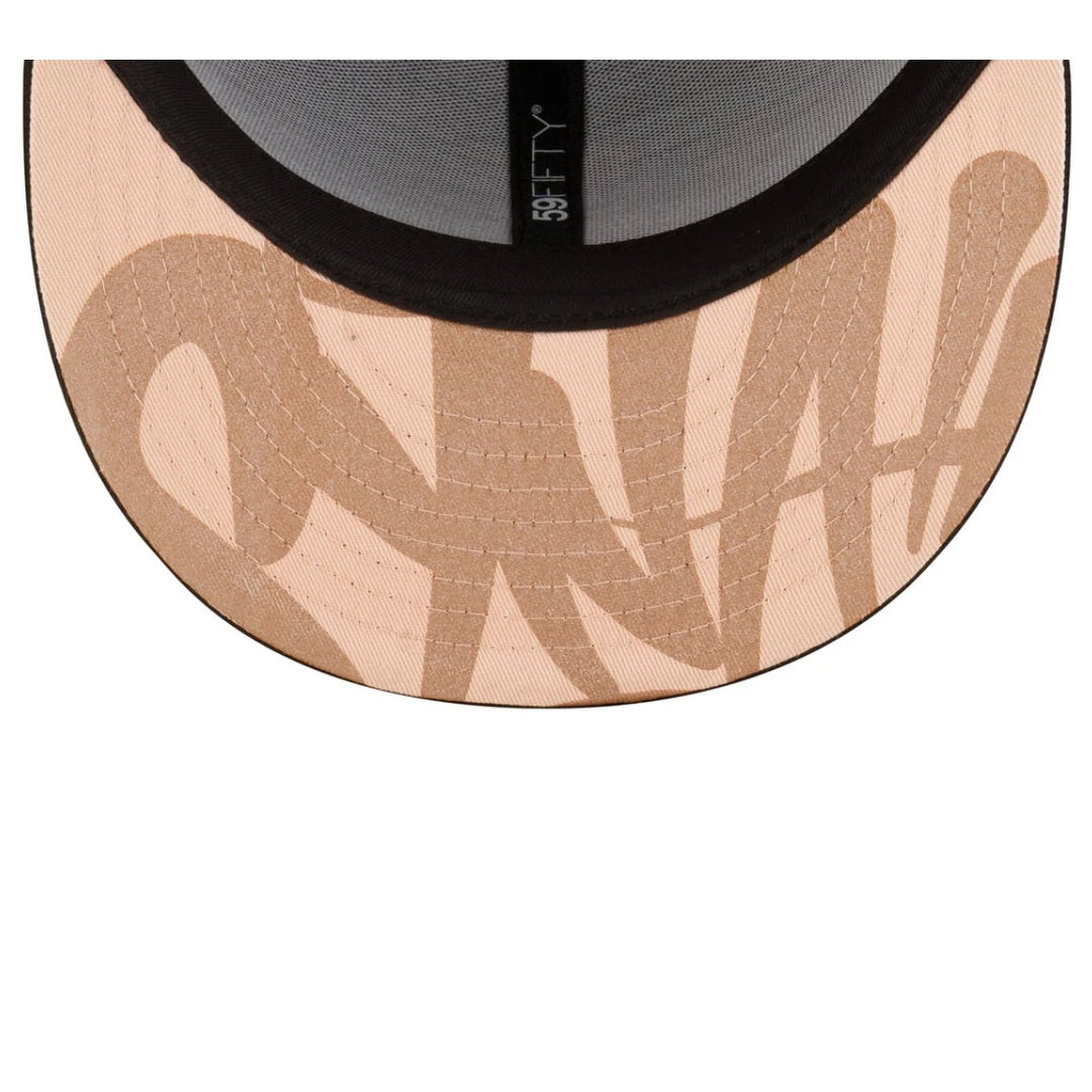 Central Cee x New Era Syna Black & Rose Gold 59FIFTY Fitted Cap plugstationuk-limited