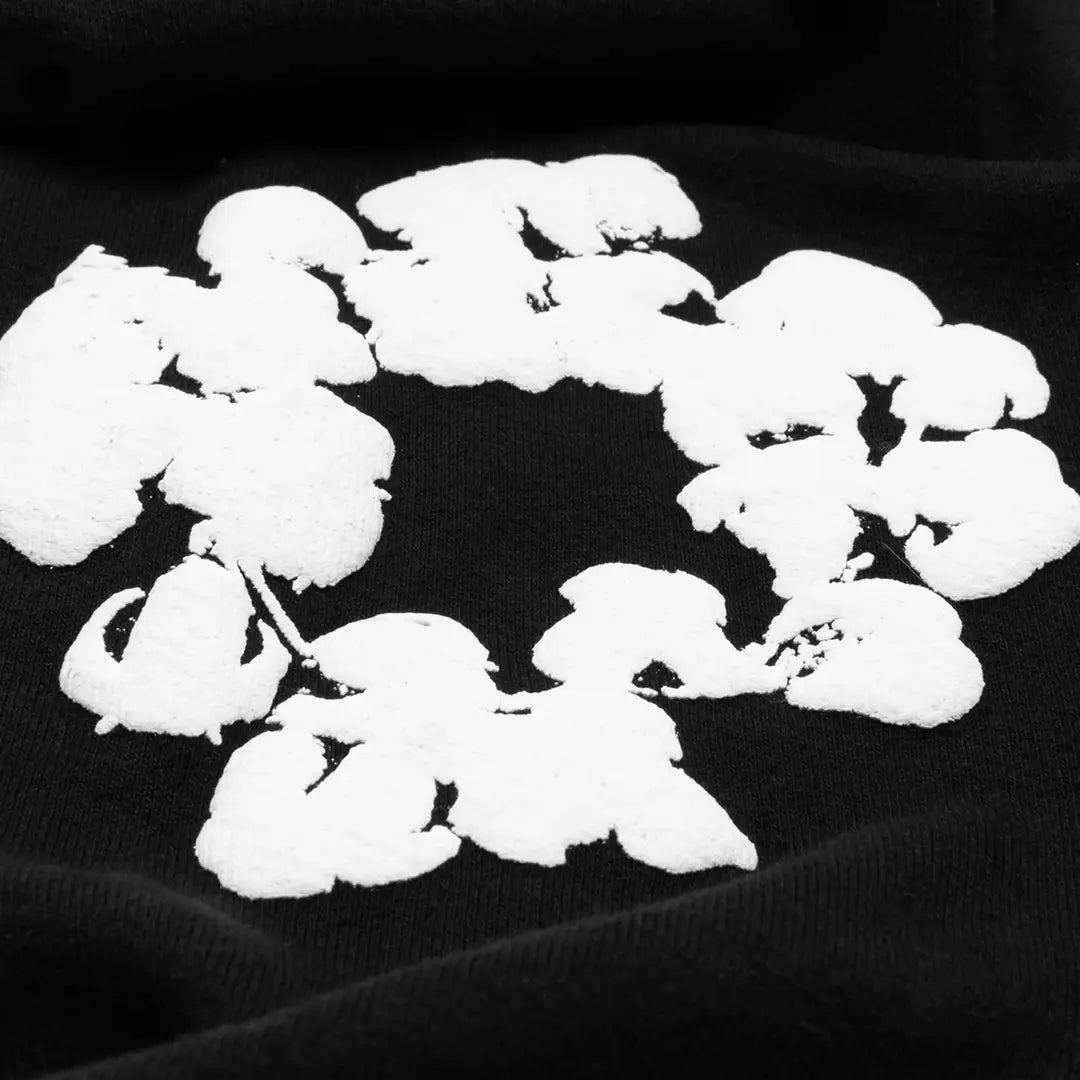 Denim Tears The Cotton Wreath Sweatpants 'Black' | Plugstationuk