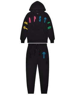 Trapstar Irongate Arch Chenille 2.0 Tracksuit - Black/Candy