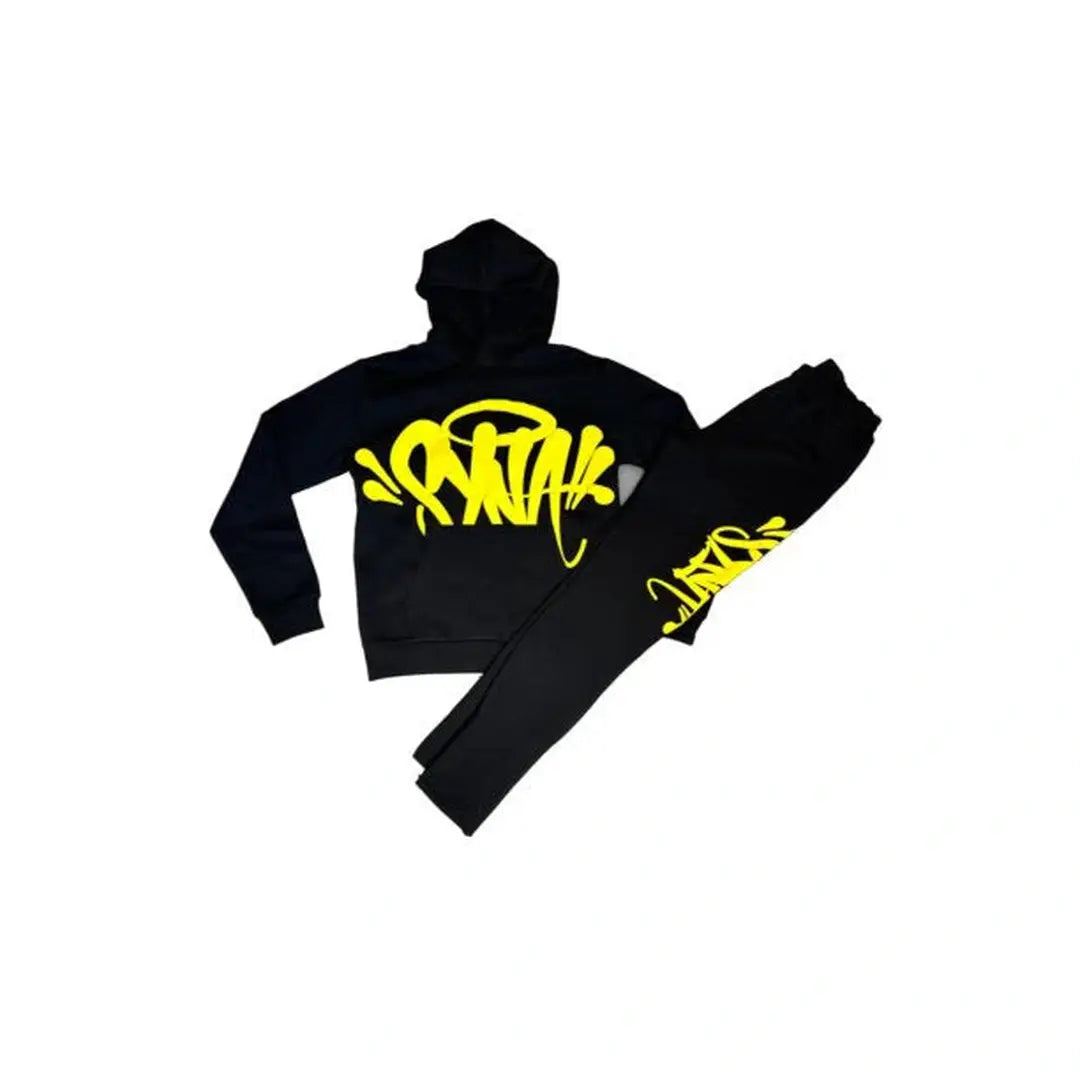 SYNA WORLD TEAM SYNA TRACKSUIT BLACK/YELLOW | Plugstationuk