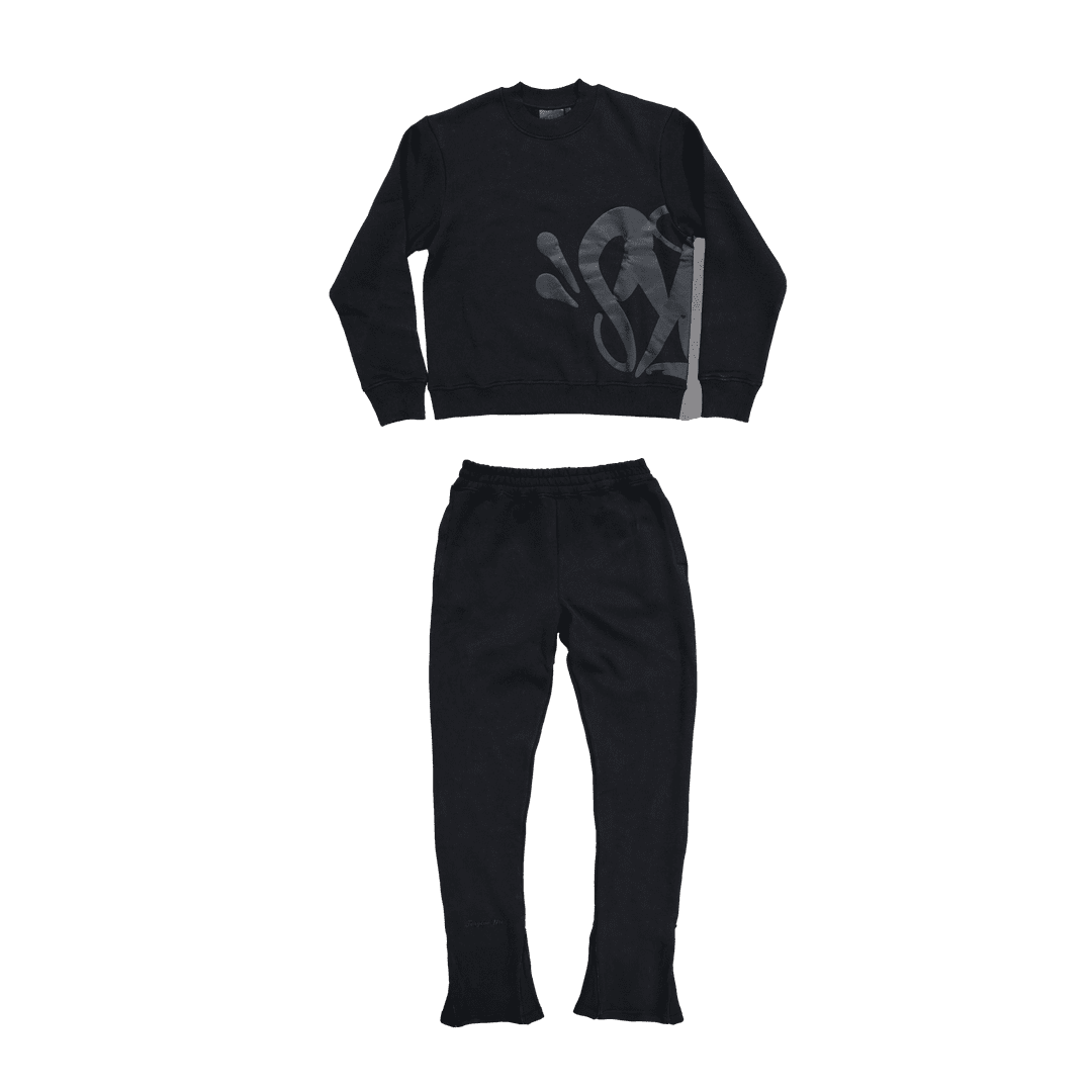 Synaworld OG Crew Tracksuit - Black | Plugstationuk