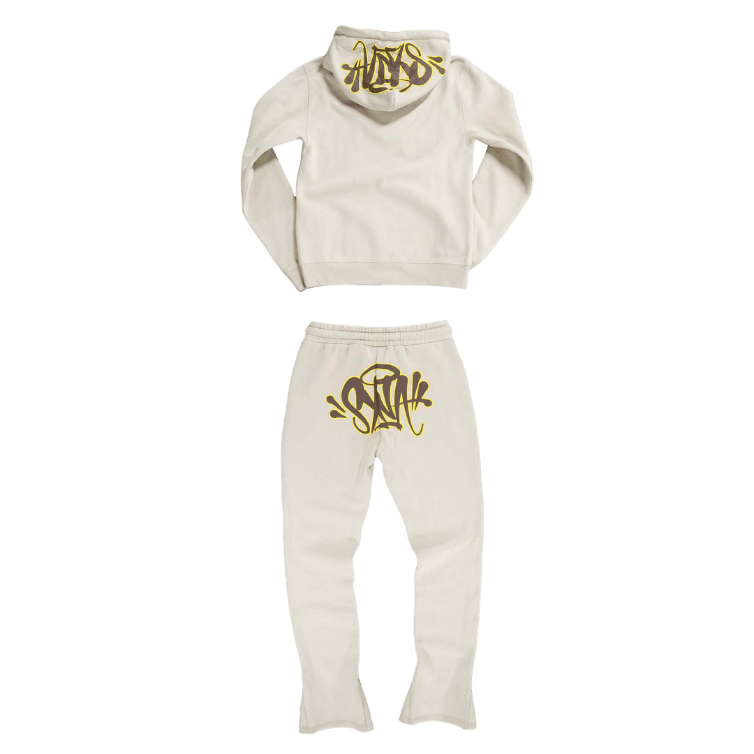 Synaworld 'Syna Logo' Tracksuit - Cream | Plugstationuk