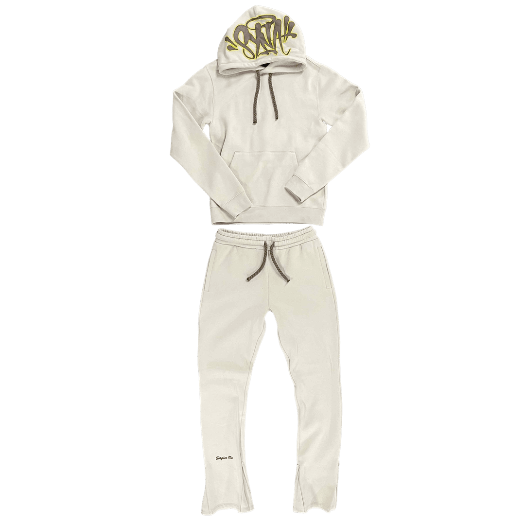 Synaworld 'Syna Logo' Tracksuit - Cream | Plugstationuk