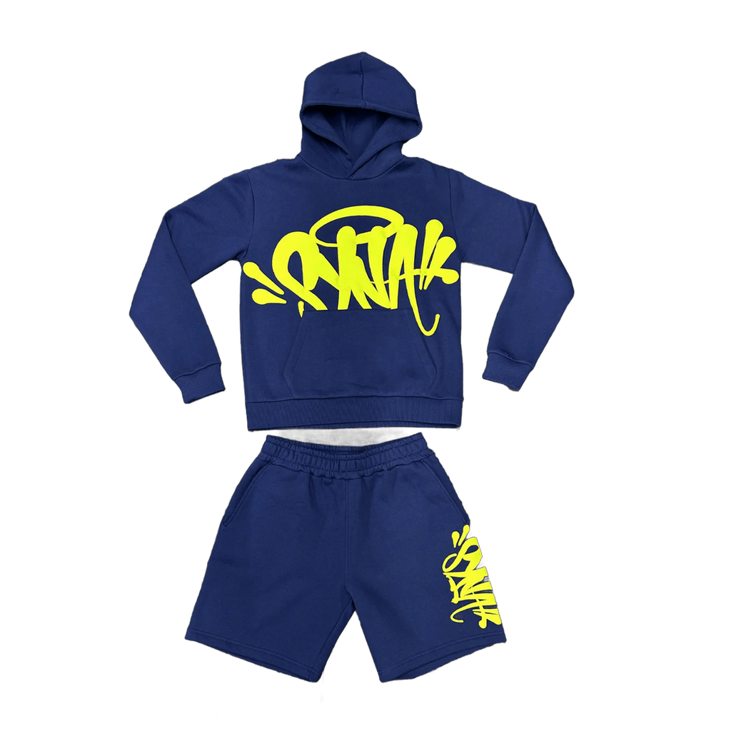 TEAM SYNA HOOD TWINSET - BLUE/GREEN
