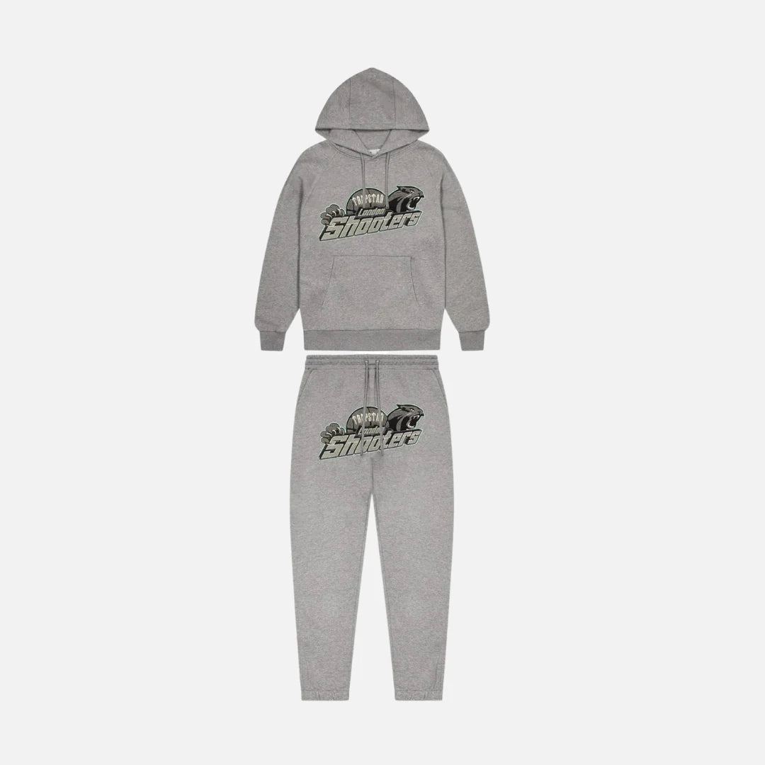 TRAPSTAR SHOOTERS TRACKSUIT - GREY/TEAL | Plugstationuk