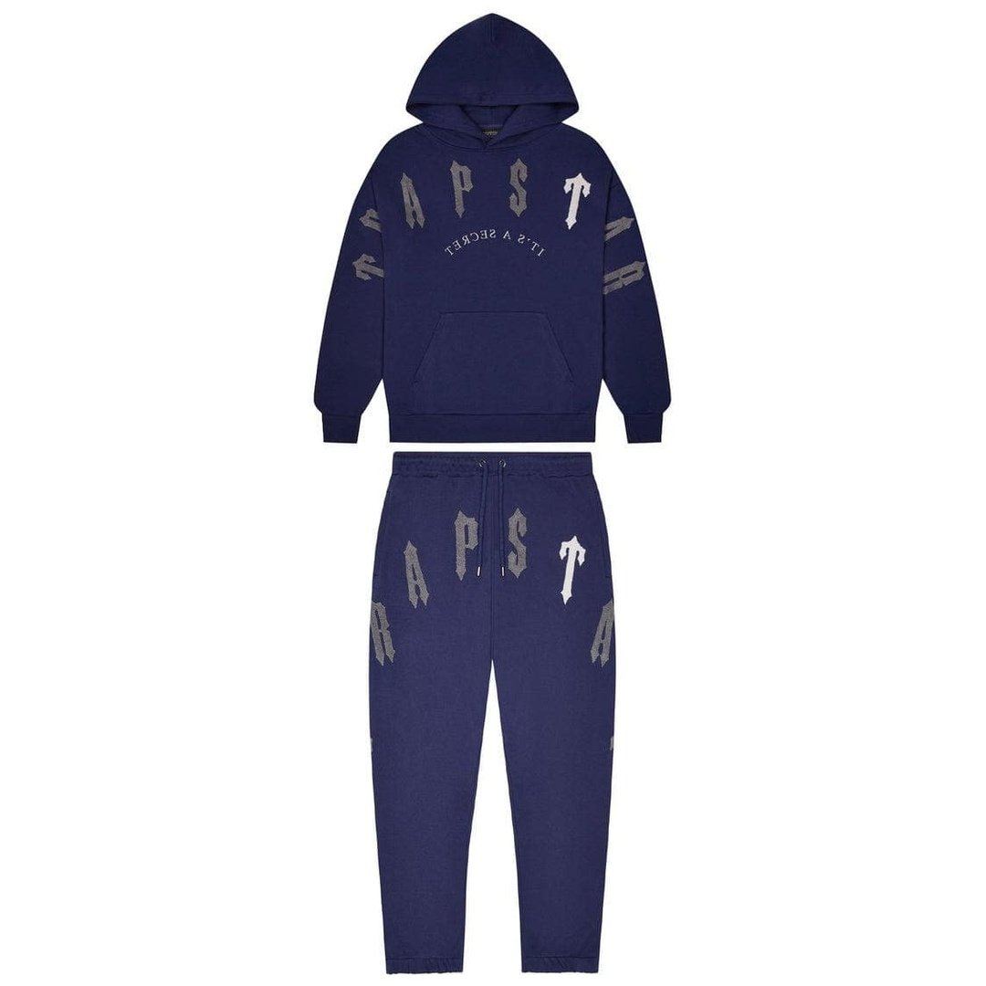 Trapstar Irongate Arch Chenille 2.0 Tracksuit - Navy | Plugstationuk