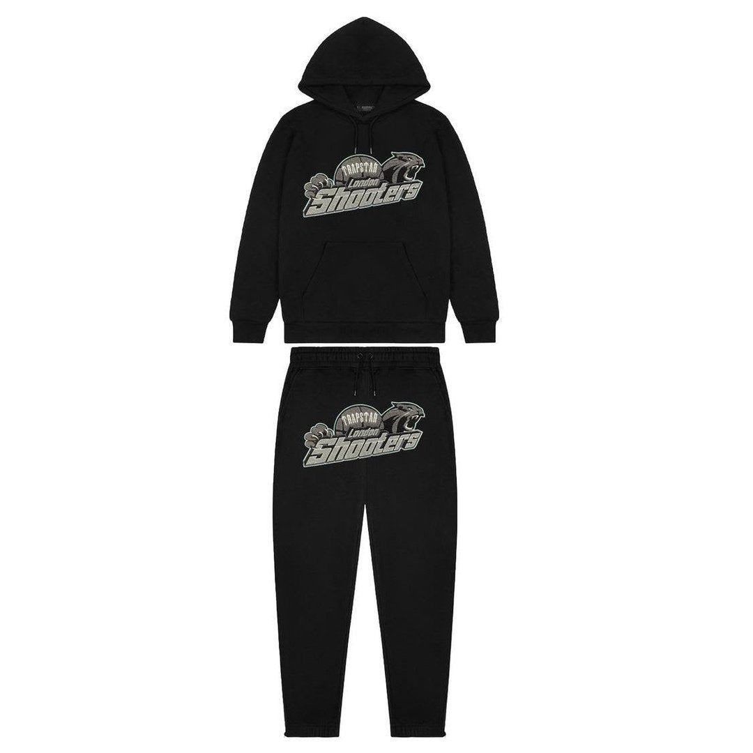 Trapstar Shooters Tracksuit - Black/Teal | Plugstationuk