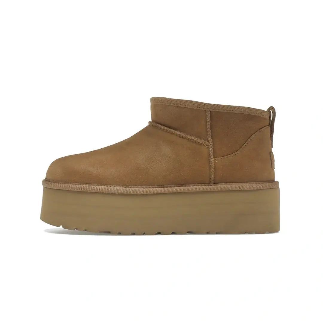 UGG CLASSIC ULTRA MINI PLATFORM CHESTNUT W | Plugstationuk