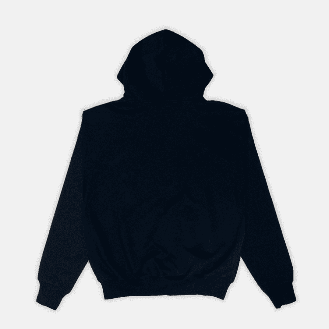 Broken Planet Basic Zip Up Hoodie - "Midnight Black" | Plugstationuk