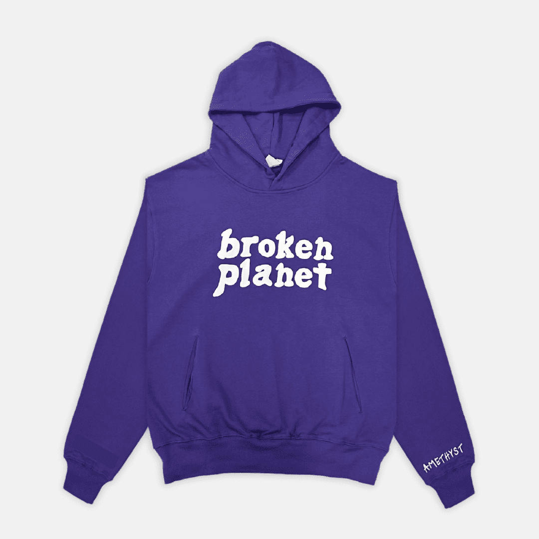 Broken Planet Basics Hoodie - Amethyst | Plugstationuk
