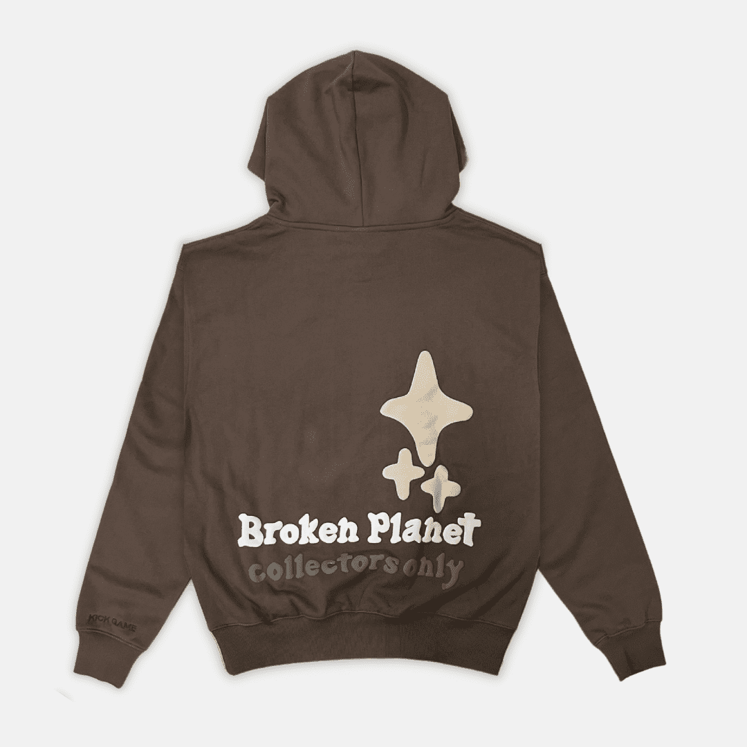 Broken Planet Hoodie - "Fear of The Unknown" Granite Brown | Plugstationuk