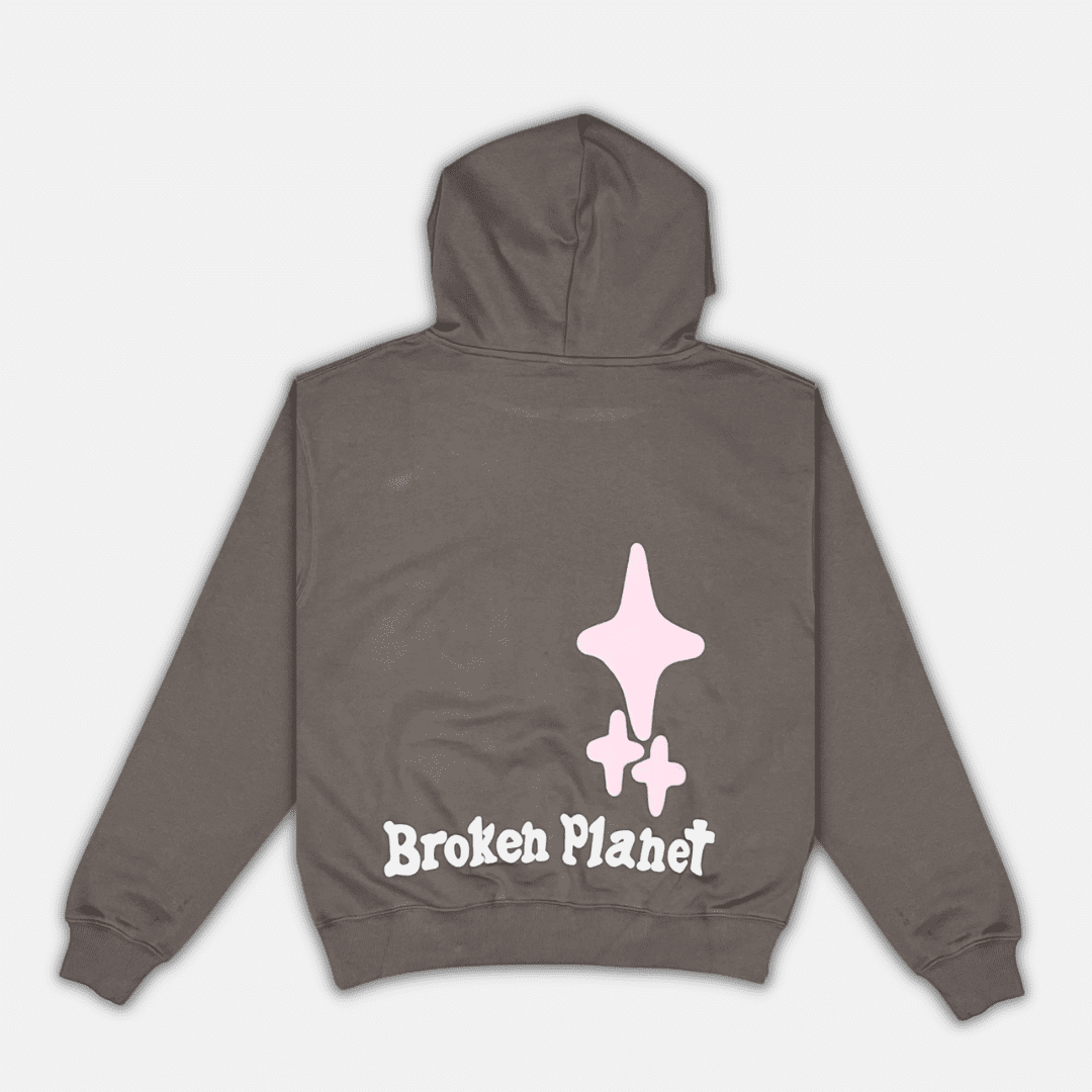 Broken Planet Hoodie - "Stuck in a Mirage" Taupe | Plugstationuk