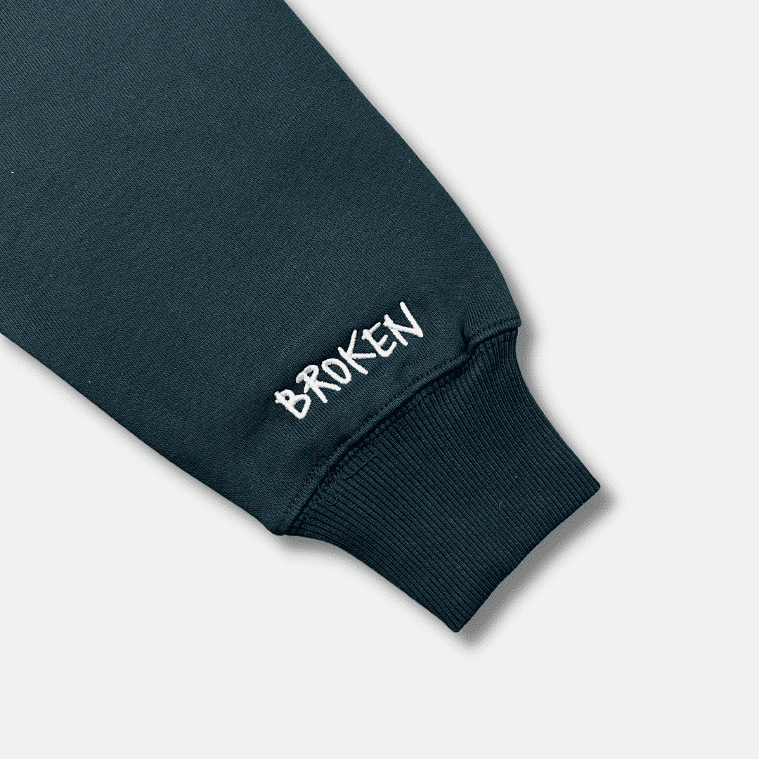 Broken Planet Hoodie - "The Madness Never Ends" Sapphire | Plugstationuk