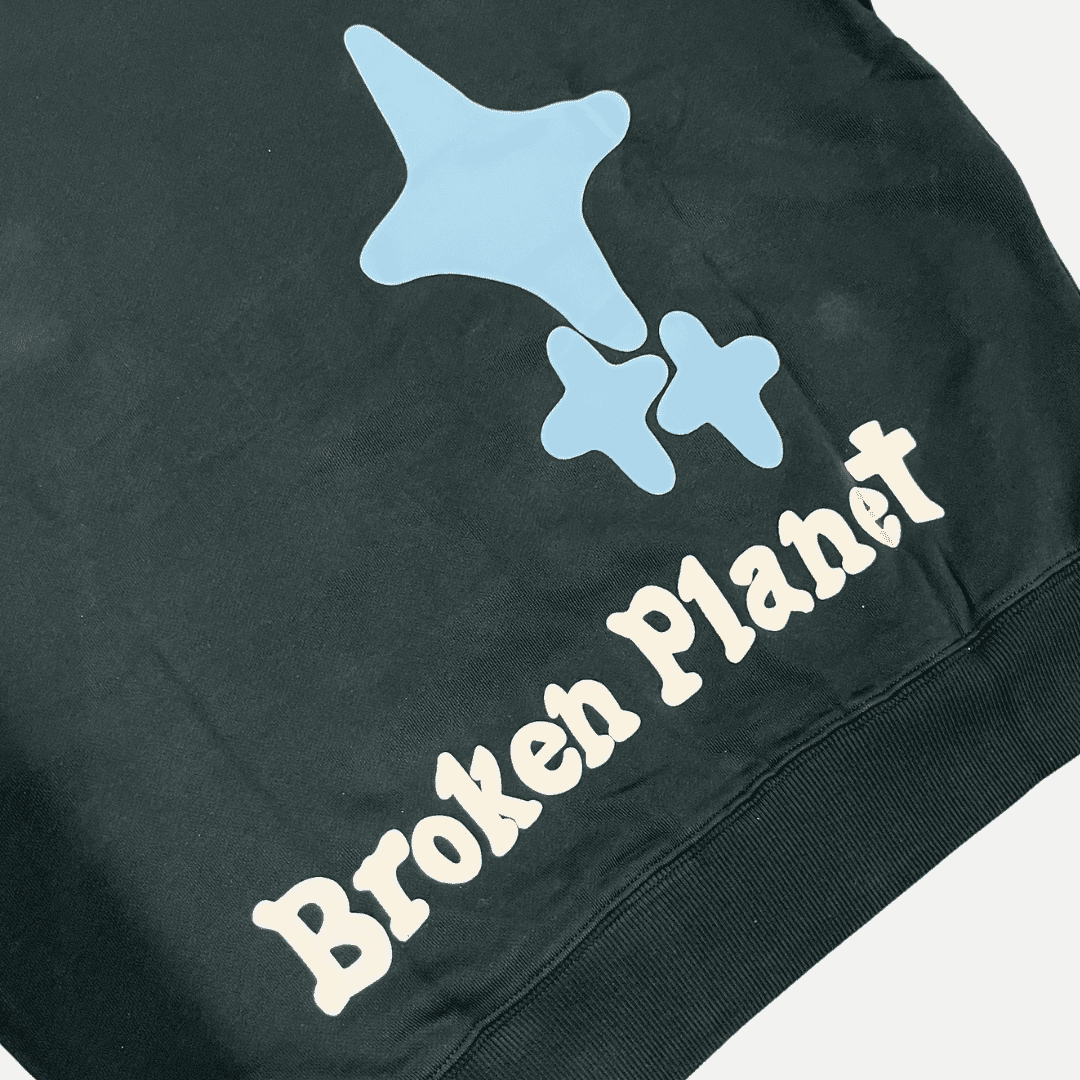 Broken Planet Hoodie - "The Madness Never Ends" Sapphire | Plugstationuk