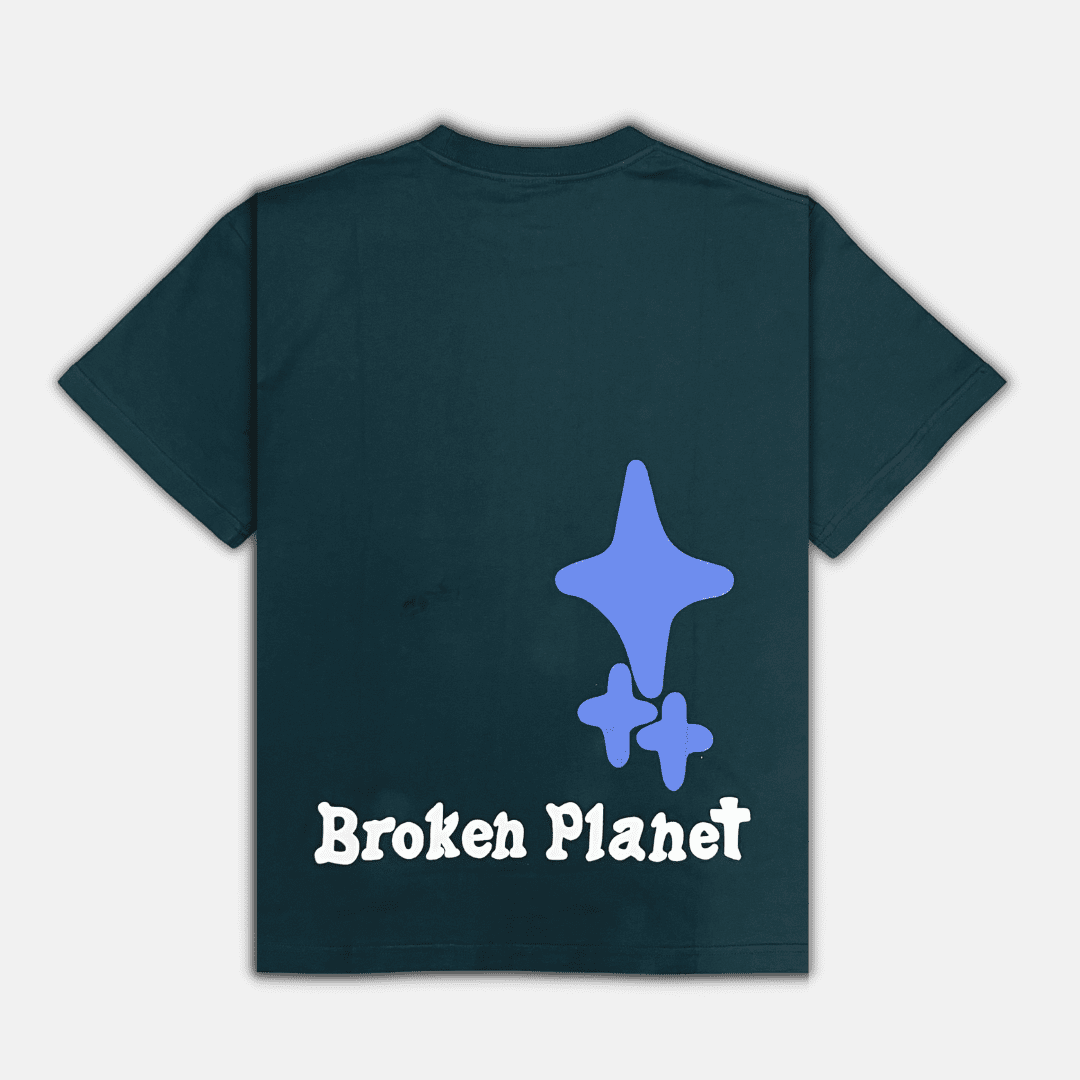 Broken Planet - ‘When Reality Goes Mad’ T-Shirt Sapphire | Plugstationuk