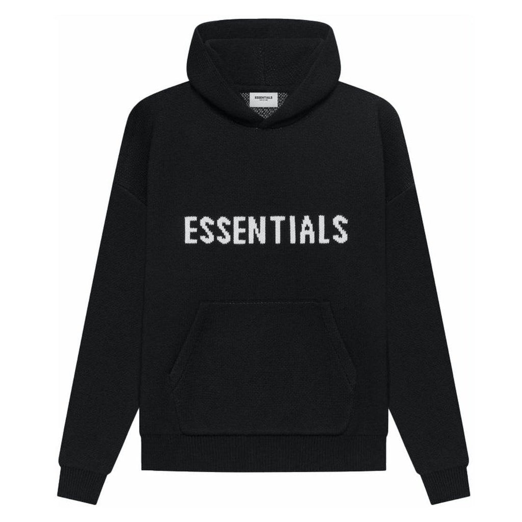FOG Essentials SS26 Embroidered Zip Hoodie (Black)