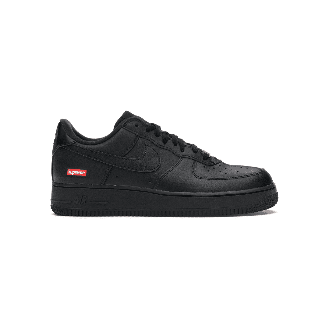 NIKE AIR FORCE ONE LOW 'SUPREME BLACK' | Plugstationuk