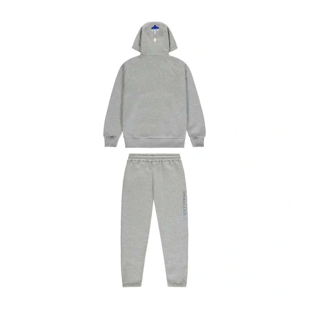 TRAPSTAR CHENILLE DECODED 2.0 HOODED TRACKSUIT - GREY ICE EDITION | Plugstationuk