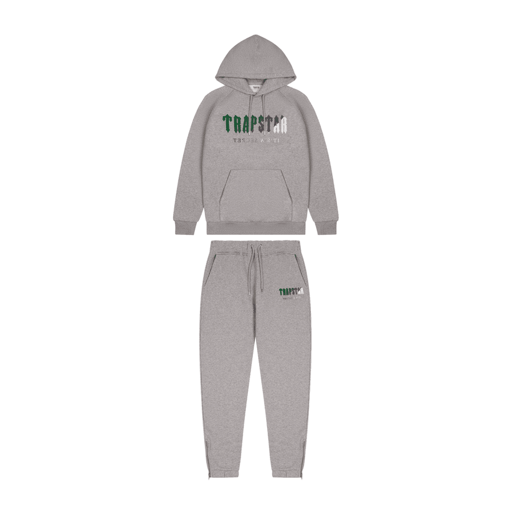 TRAPSTAR グレー パーカーとパンツセット Sサイズ TRAPSTAR グレー パーカーとパンツセット Sサイズ Trapstar