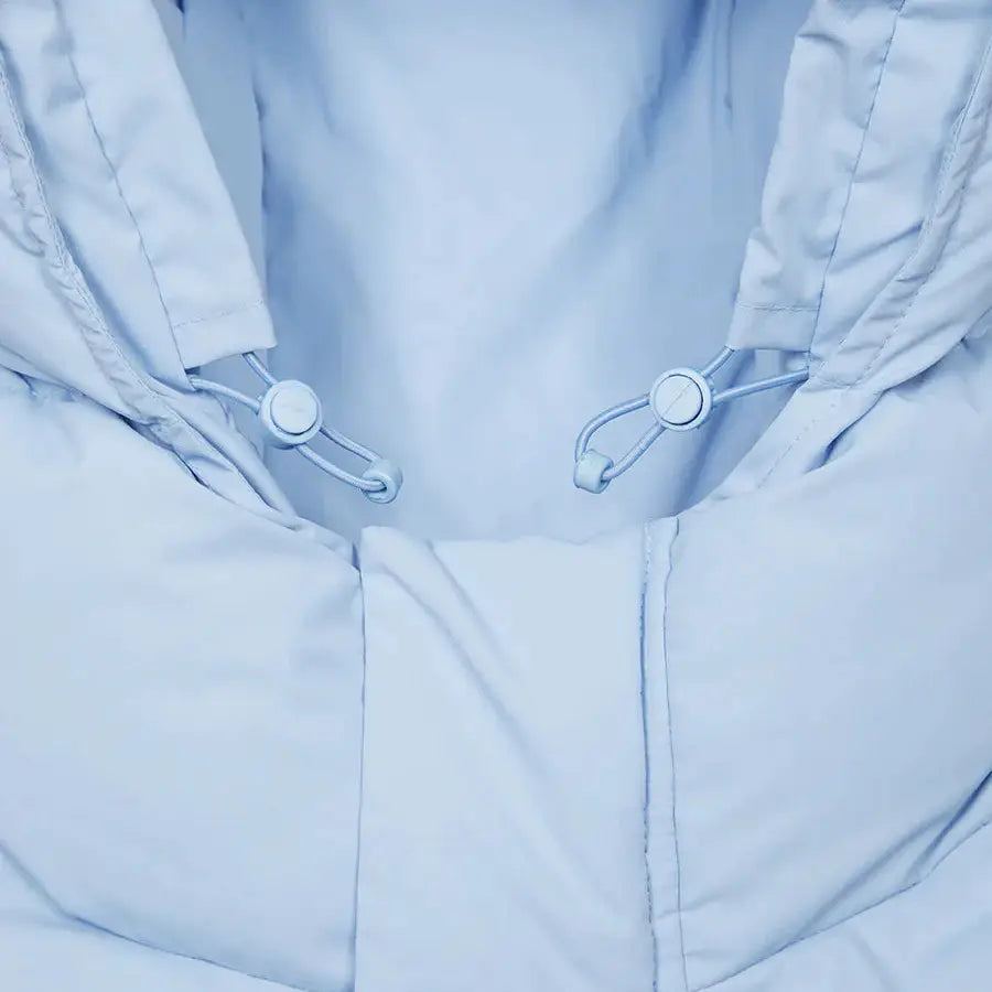 TRAPSTAR DECODED HOODED PUFFER 2.0 - ICE BLUE | Plugstationuk