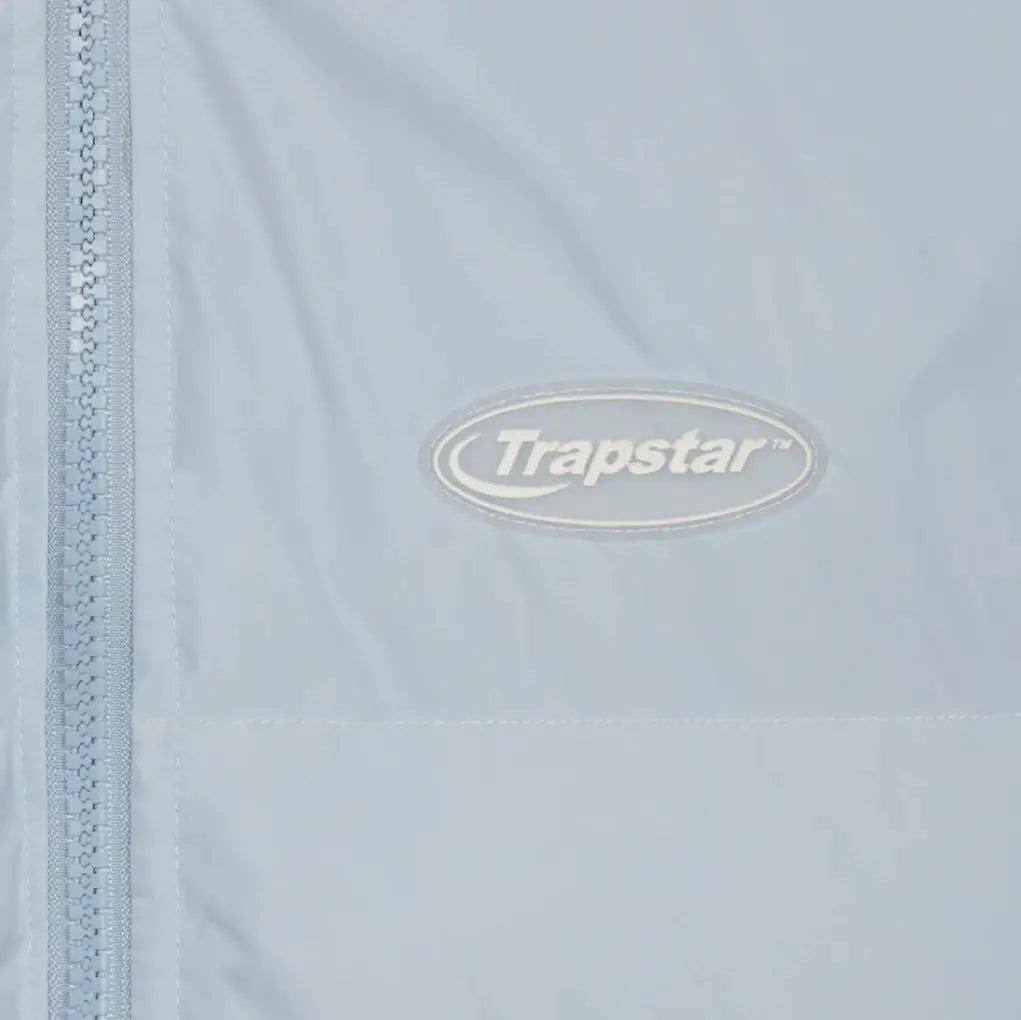 TRAPSTAR HYPERDRIVE DETACHABLE HOODED PUFFER JACKET - ICE BLUE | Plugstationuk