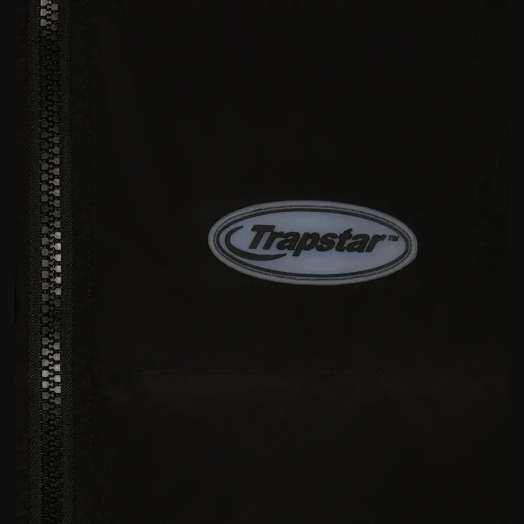 TRAPSTAR HYPERDRIVE DETACHABLE HOODED PUFFER JACKET - TRIPLE BLACK | Plugstationuk