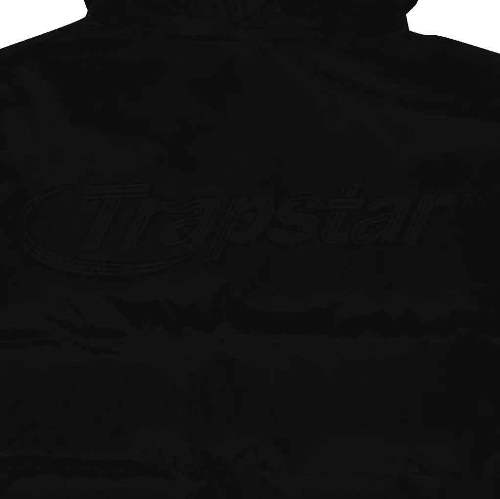 TRAPSTAR HYPERDRIVE DETACHABLE HOODED PUFFER JACKET - TRIPLE BLACK | Plugstationuk