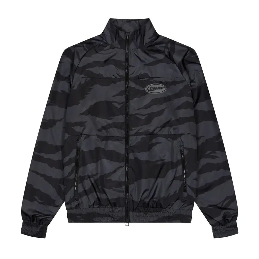 TRAPSTAR HYPERDRIVE ZIP TRACK TOP - GREY CAMO | Plugstationuk