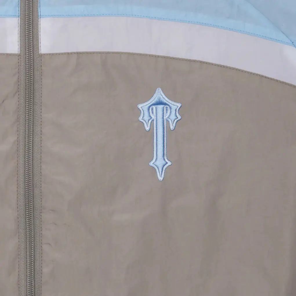 TRAPSTAR IRONGATE T SHELLSUIT - GREY/CASHMERE BLUE/WHITE | Plugstationuk