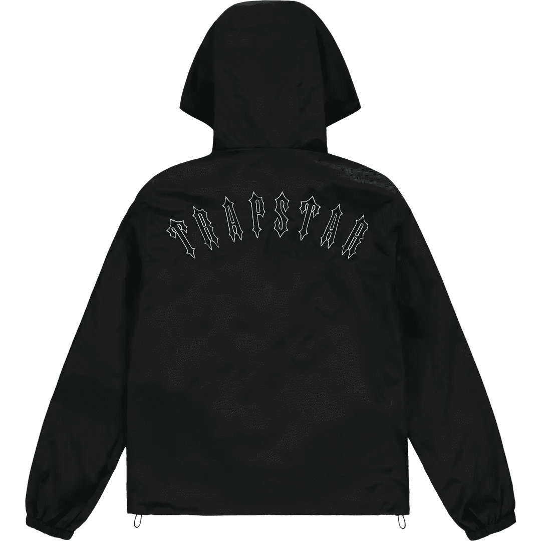 TRAPSTAR IRONGATE T WINDBREAKER - BLACK | Plugstationuk