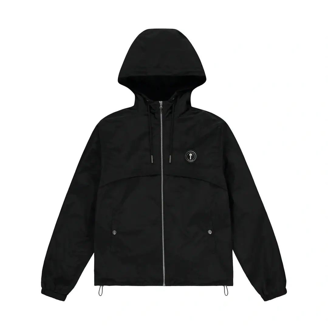 TRAPSTAR IRONGATE T WINDBREAKER - BLACK | Plugstationuk