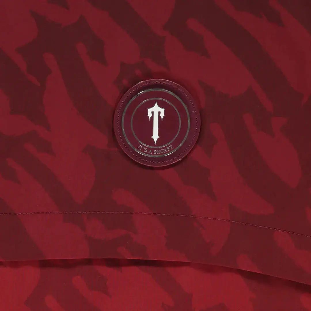 TRAPSTAR IRONGATE T WINDBREAKER - Burgundy | Plugstationuk