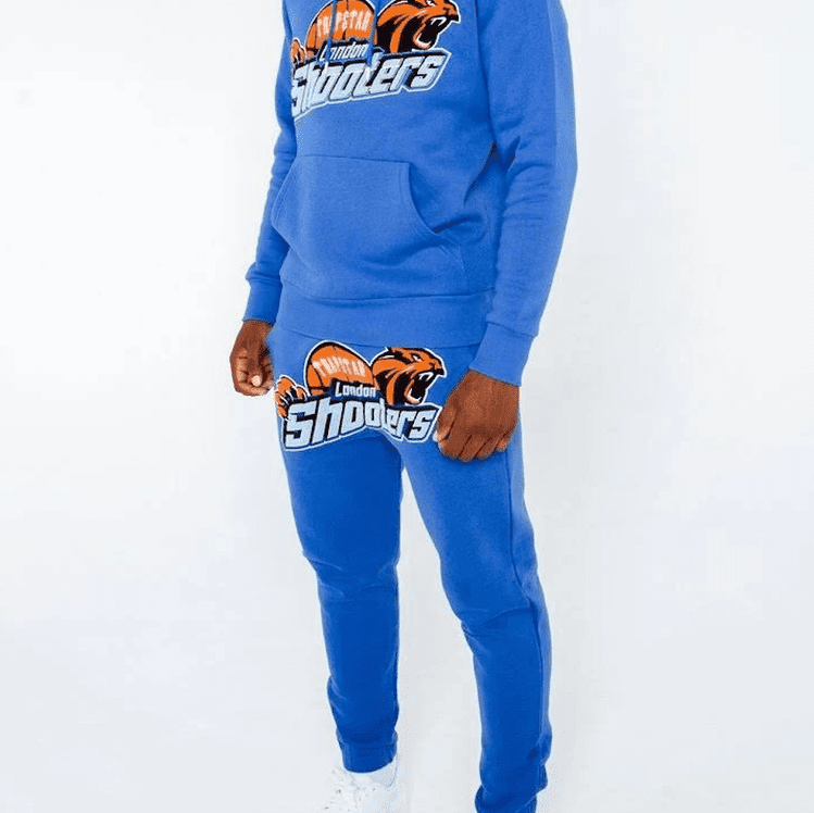TRAPSTAR LONDON SHOOTERS HOODED TRACKSUIT BLUE | Plugstationuk