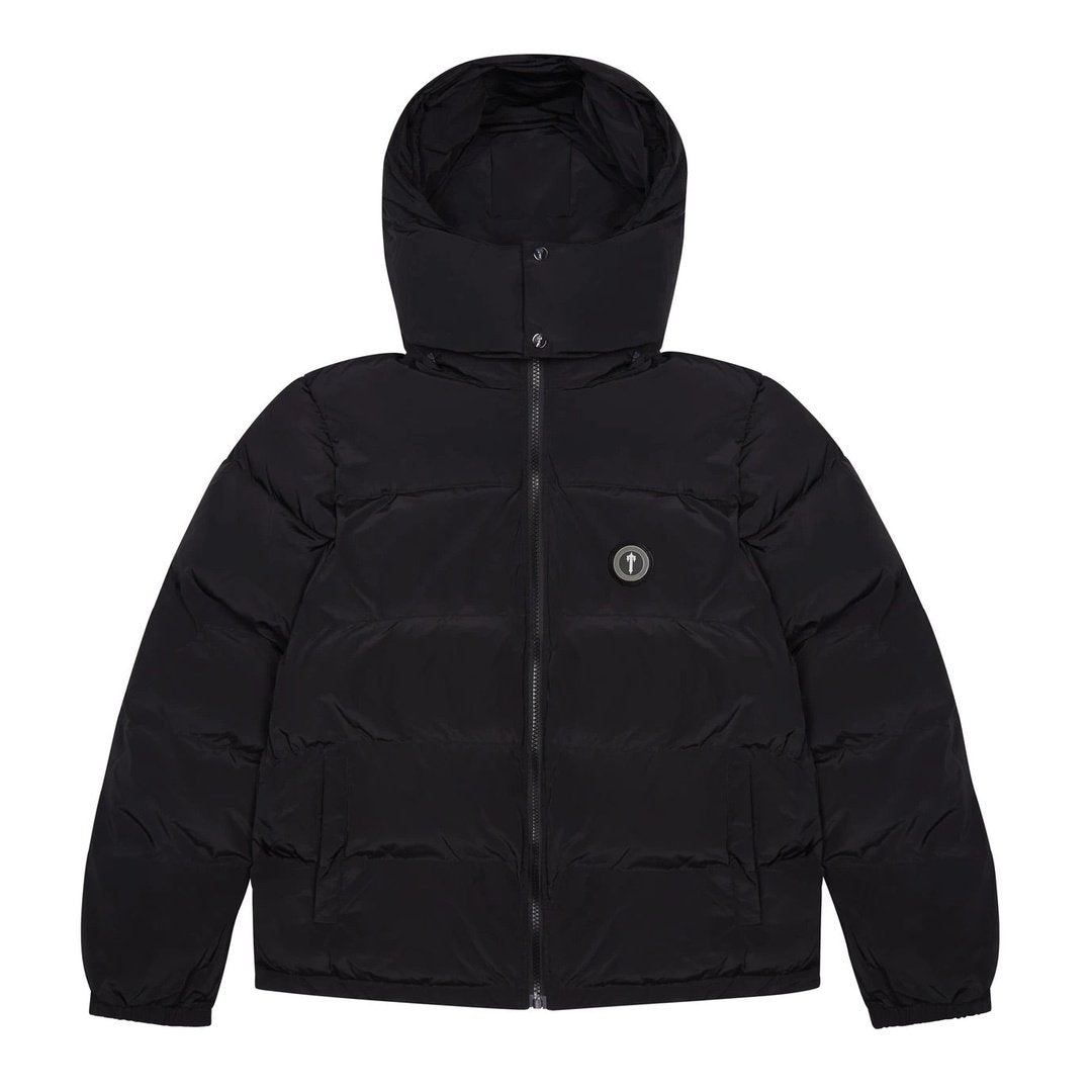 TRAPSTAR NON-SHINY IRONGATE DETACHABLE HOODED PUFFER JACKET | Plugstationuk