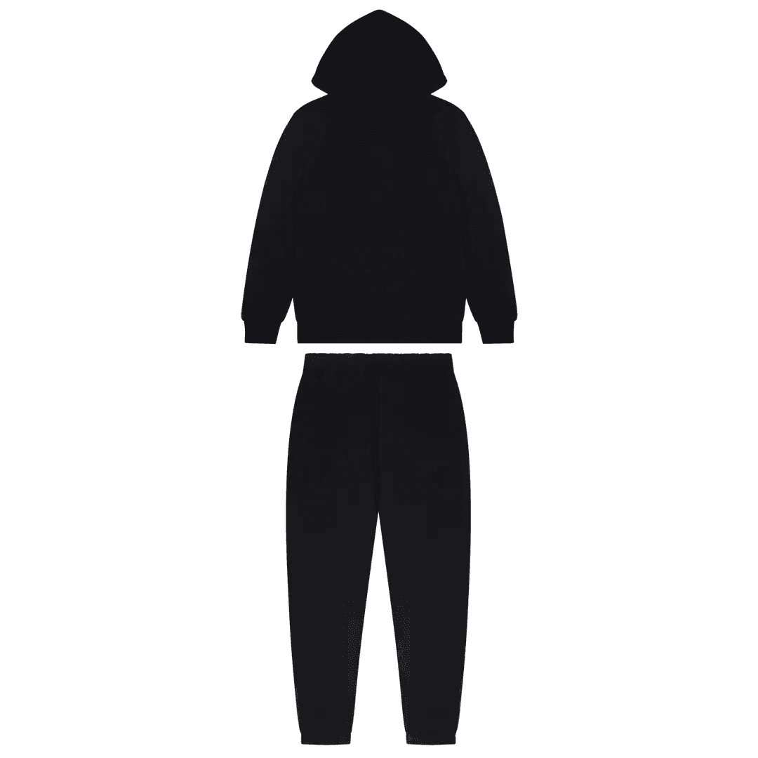 TRAPSTAR SHOOTERS HOODIE TRACKSUIT - BLACK/SKY BLUE | Plugstationuk