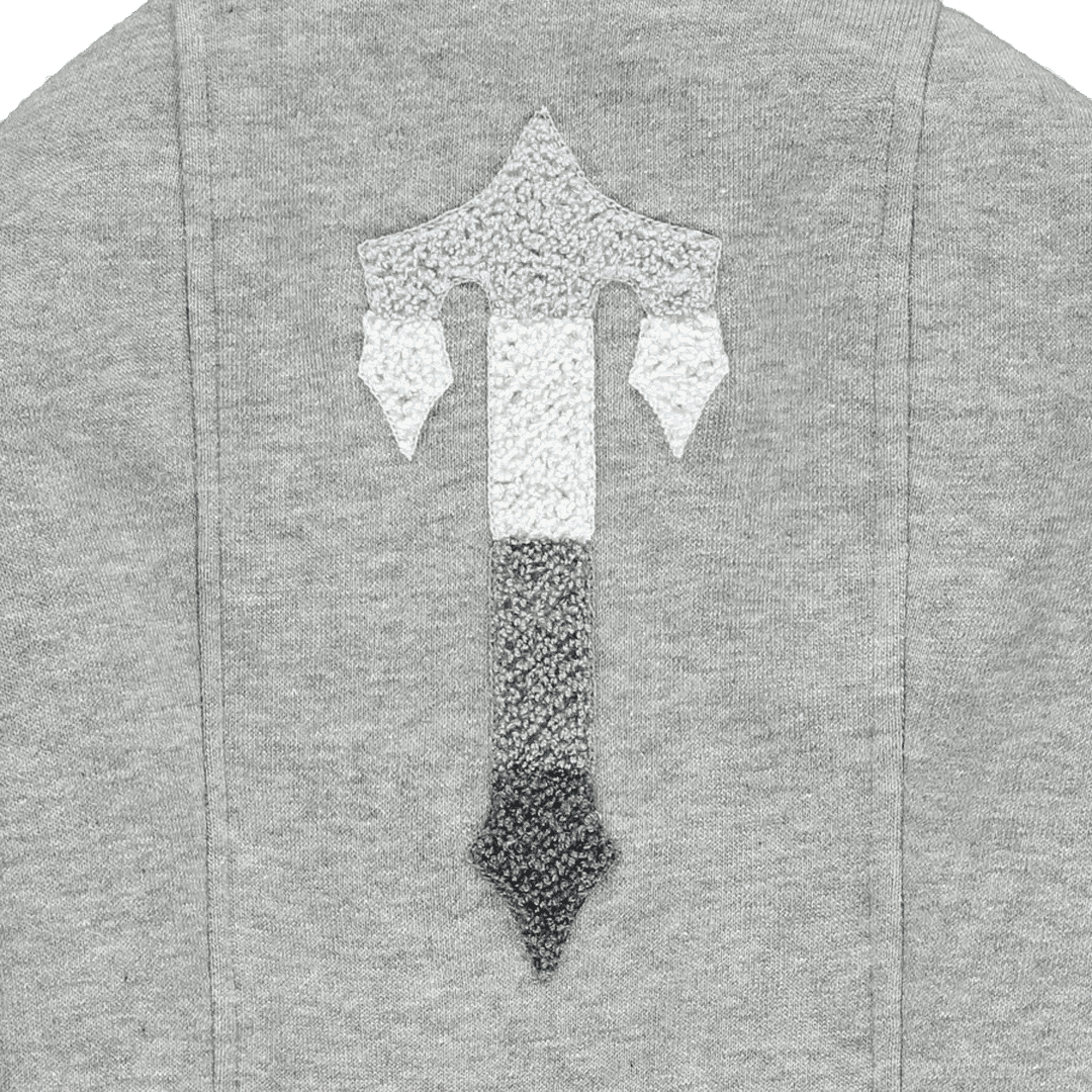 Trapstar Chenille Decoded 2.0 Hooded Tracksuit - GREY/ ICE BLUE | Plugstationuk