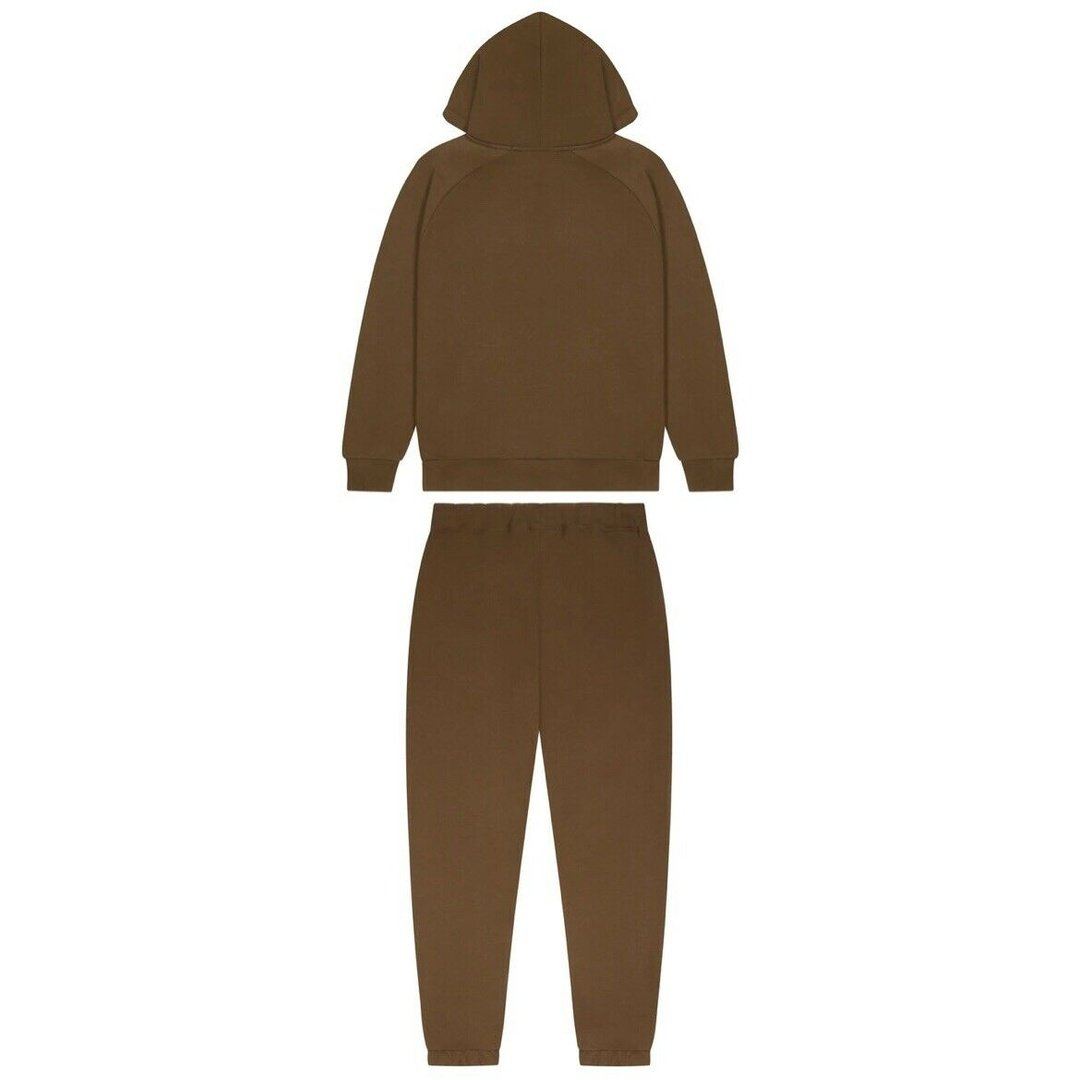 Trapstar Chenille Decoded Hooded Earth Edition Tracksuit / Brown | Plugstationuk