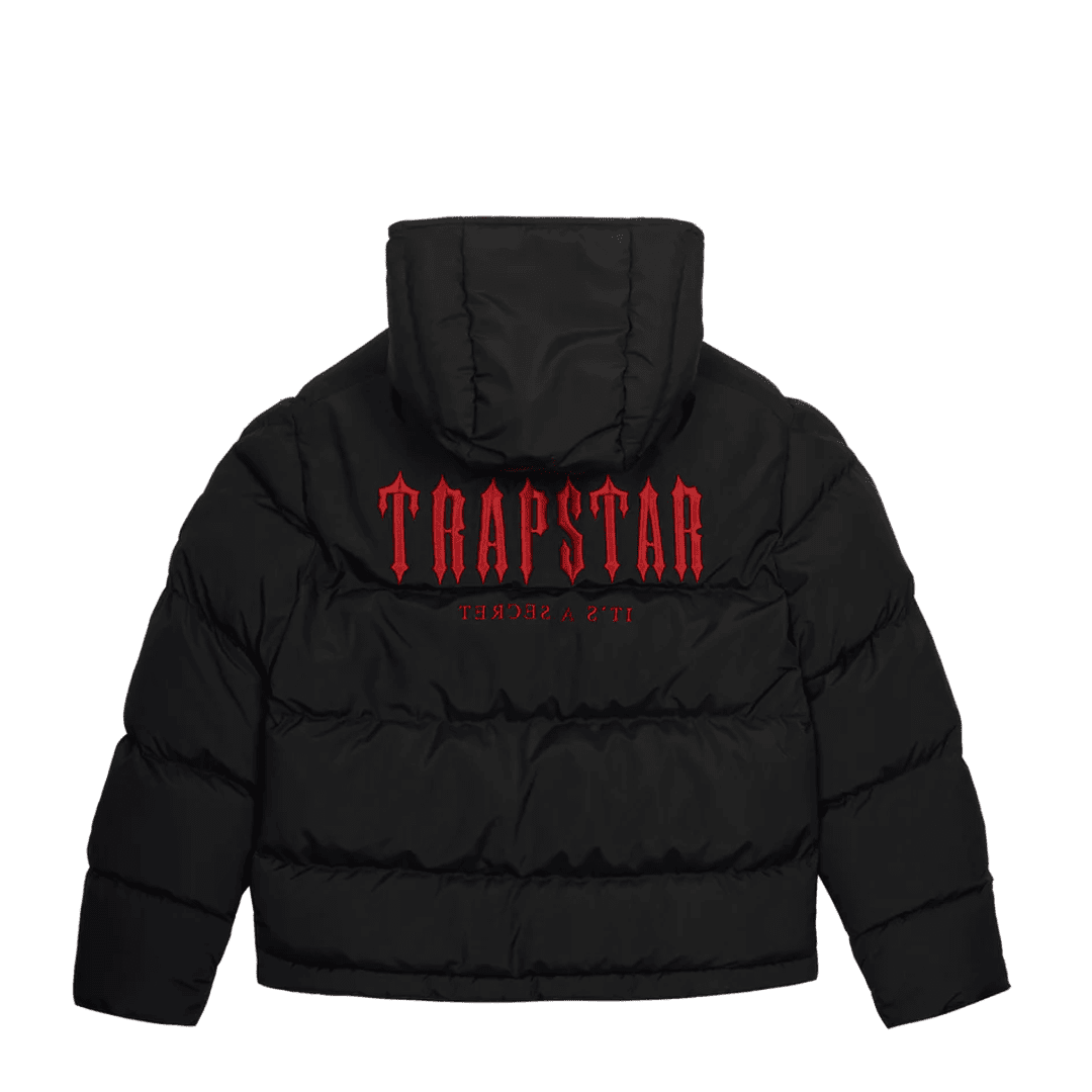 Trapstar Decoded Hooded Puffer Jacket 2.0 Infrared Edition | Plugstationuk