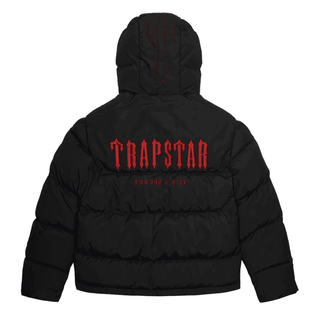 Trapstar Decoded Hooded Puffer Jacket 2.0 Infrared Edition | Plugstationuk