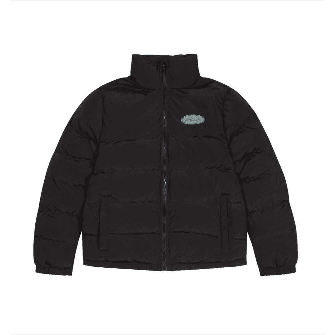 Trapstar Hyperdrive Puffer Jacket Black/Green | Plugstationuk