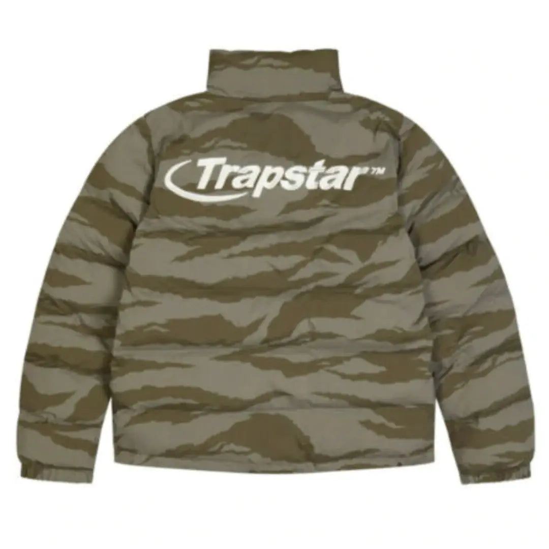 Trapstar Hyperdrive Puffer Jacket Camo Milti/ Green | Plugstationuk