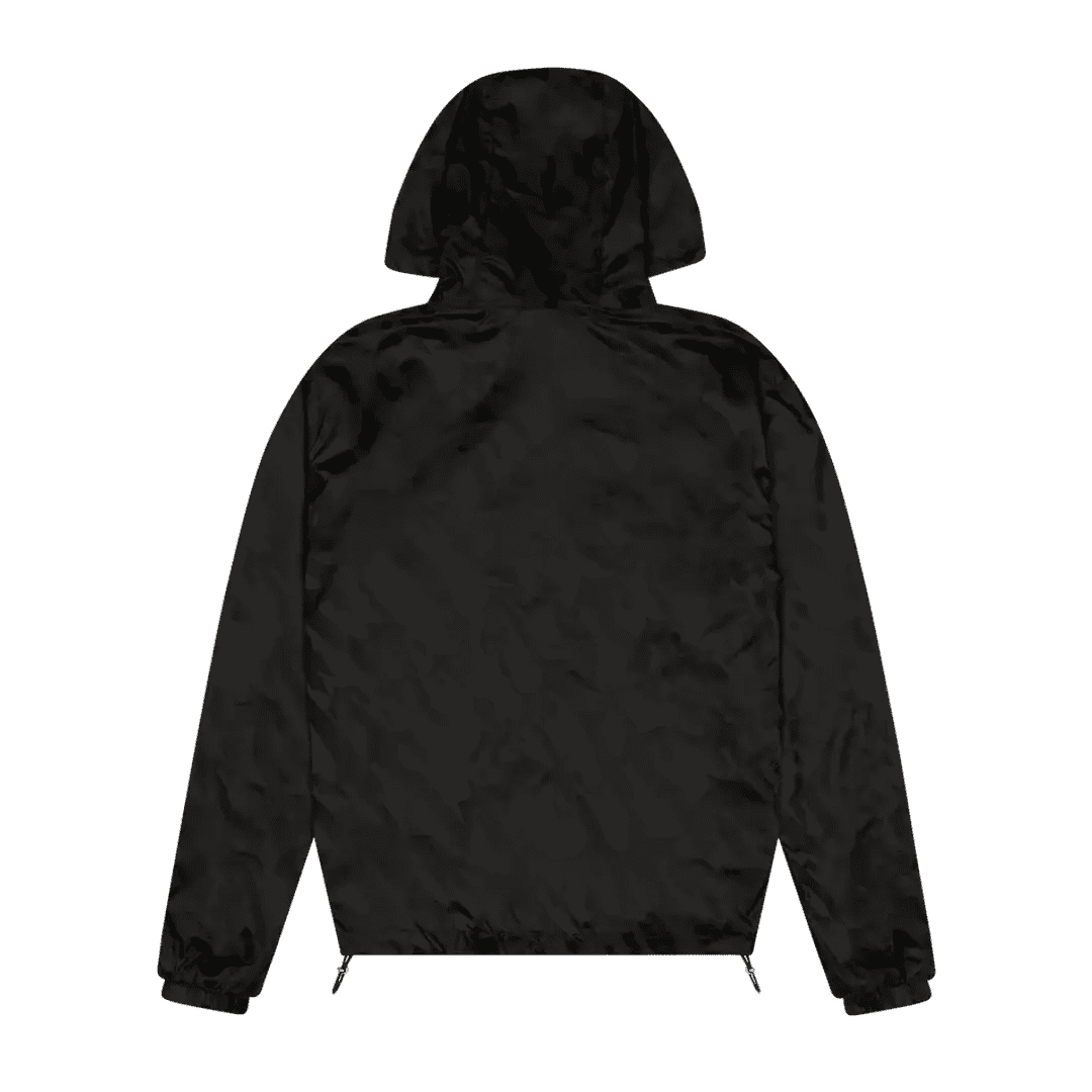Trapstar Irongate T Jacquard Windbreaker - Black | Plugstationuk