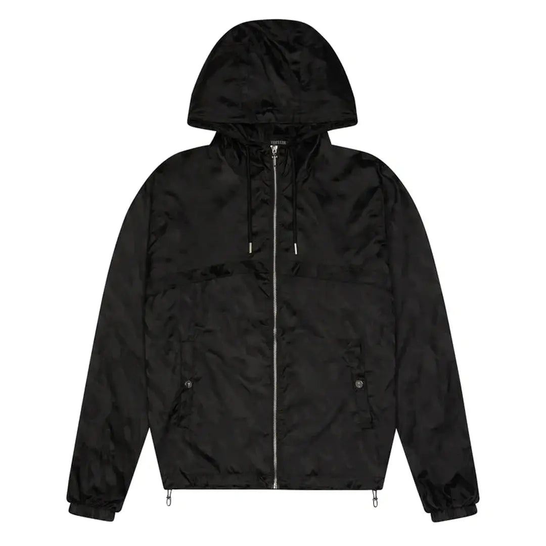 Trapstar Irongate T Jacquard Windbreaker - Black | Plugstationuk