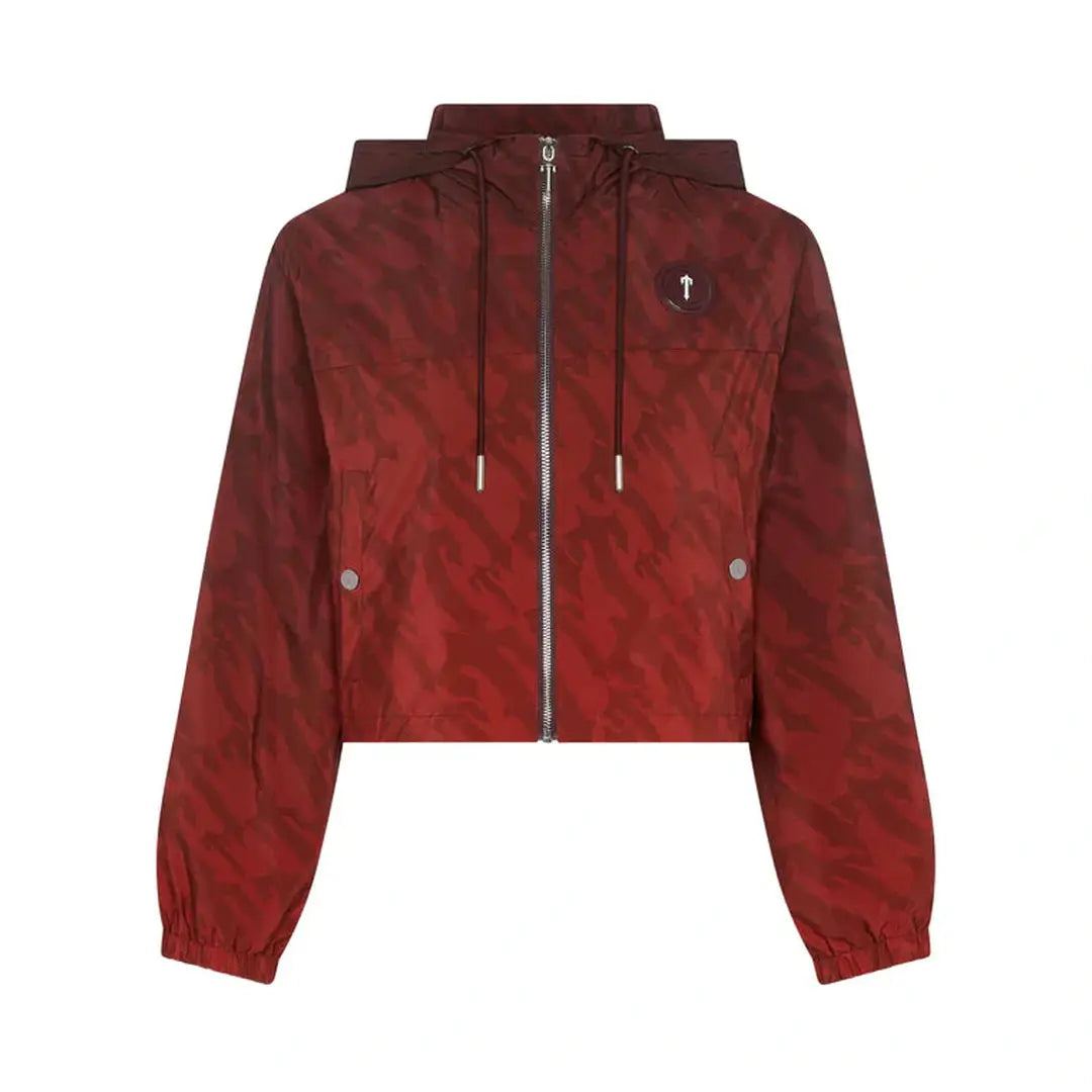 WOMENS TRAPSTAR IRONGATE T WINDBREAKER - Burgundy | Plugstationuk