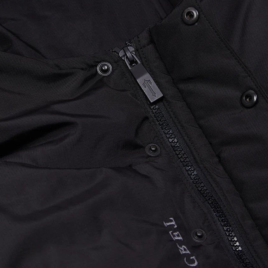 Womens Trapstar Decoded Hooded Puffer Jacket 2022 - BLACK | Plugstationuk