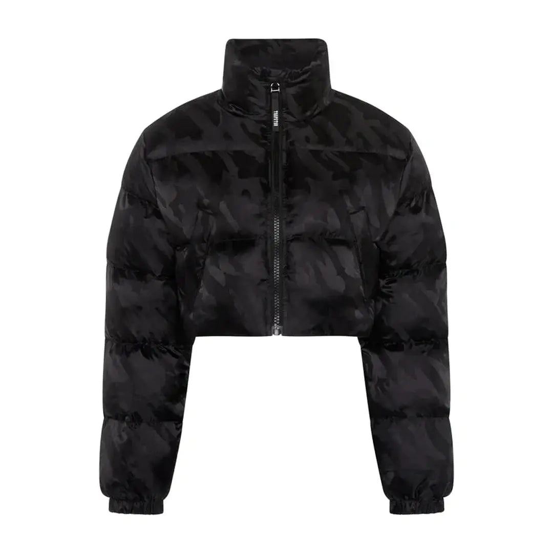 Womens Trapstar T Jacquard Puffer Jacket - BLACK | Plugstationuk