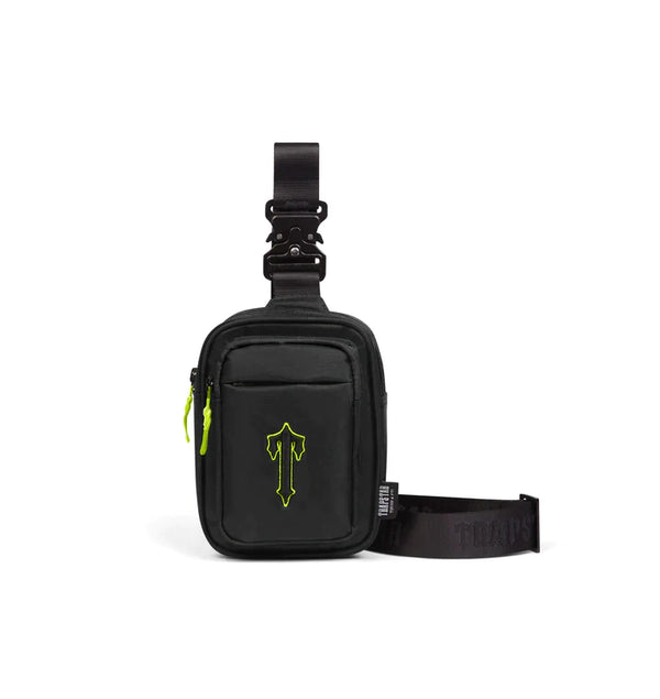 Buy Trapstar Small Items Bag - Black/Lime | Plugstationuk