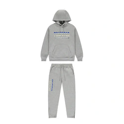 TRAPSTAR CHENILLE DECODED 2.0 HOODED TRACKSUIT - GREY ICE EDITION
